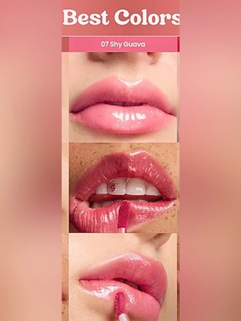Colorkaram Pink Lip Gloss - Dewy Pink Shine
